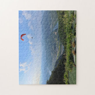 Embracing the Sky or Curves of Freedom Jigsaw Puzzle