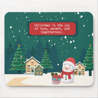 Embracing the Spirit of Christmas Mouse Pad