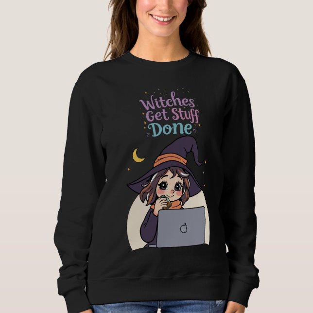 Embracing the Witchy Aesthetic Sweatshirt (Front)