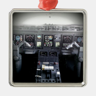 Embraer 145 Flight Deck Metal Ornament