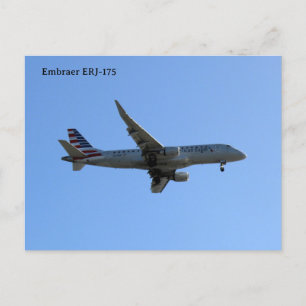 Embraer Aeroplane Postcard