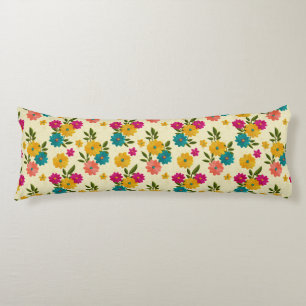 Embroider Botanical Guest Room Decor Victorian Bed Body Cushion