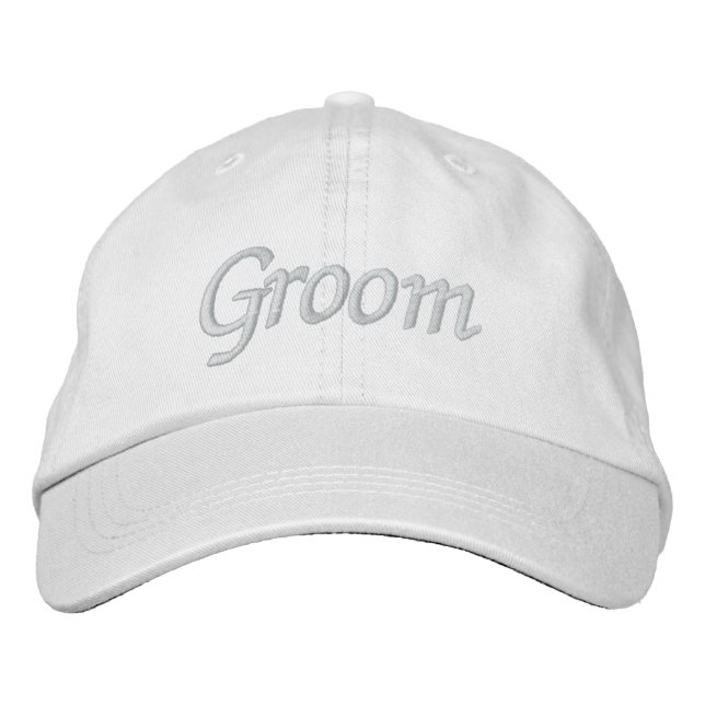 Embroider Gifts Groom Hat | Cap (Front)