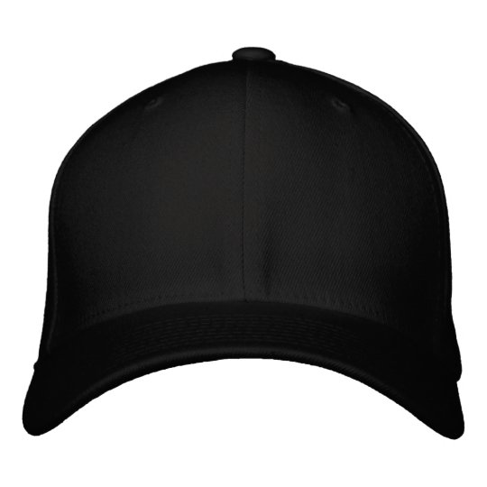 Black Flexfit Wool Cap | Zazzle 