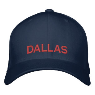 Embroidered adjustable Texas baseball cap