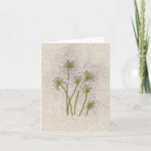 Embroidered Angelia Blank Card