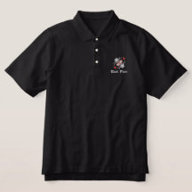 Embroidered Basic Polo T-Shirt