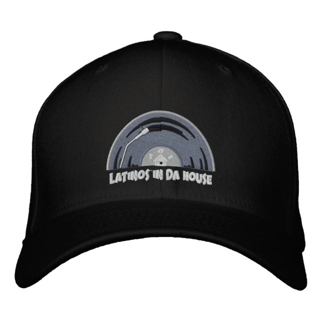 Embroidered Black Cap (Front)