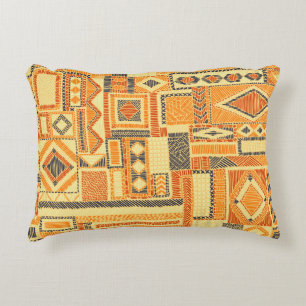 Embroidered Bohemian Patchwork Seamless Pattern Decorative Cushion