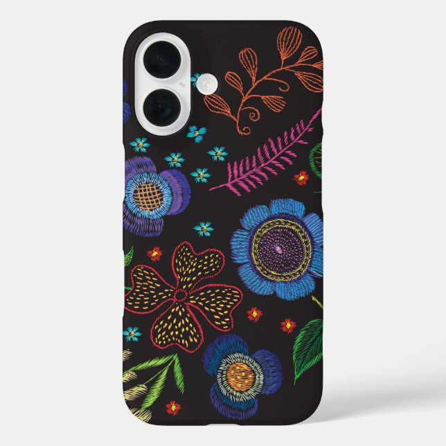 embroidered brooch Case-Mate iPhone case (Back)