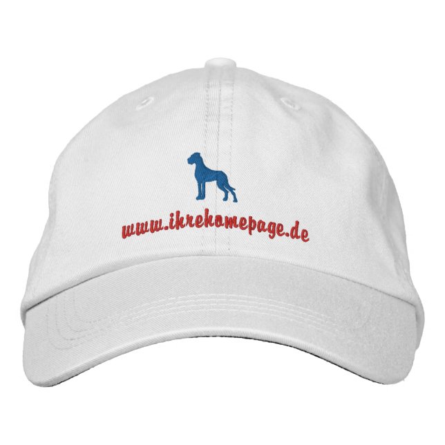Embroidered Bulldog Hat (Front)
