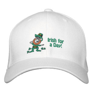 Embroidered Cap - Leprechaun Irish for a Day!