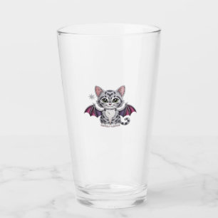 embroidered cat bat Classic T-Shirt Glass
