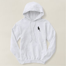 Embroidered Cat Hoodie