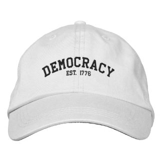 Embroidered Democracy Est 1776 Hat