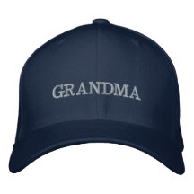 Embroidered Grandma Hat