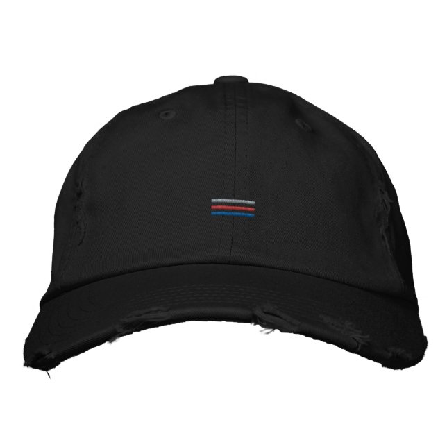 Embroidered Hat, Embroidered Baseball Cap (Front)