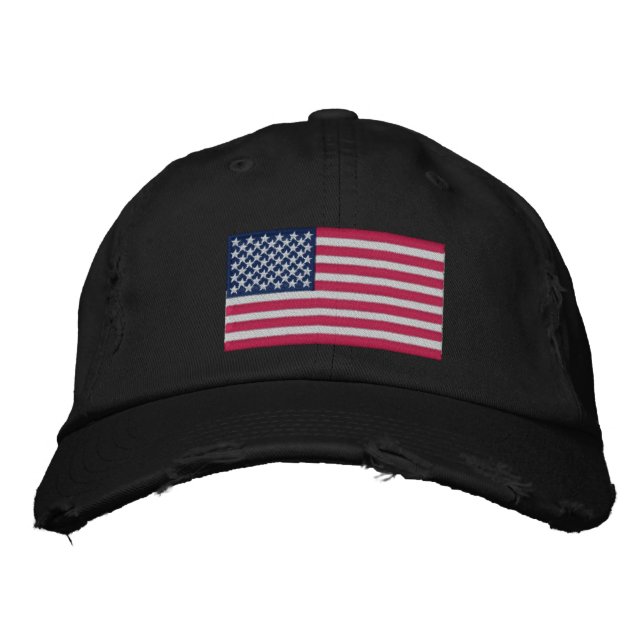 Embroidered Hat USA (Front)