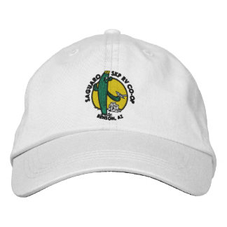 Embroidered Hat - White