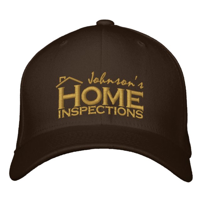 Embroidered Home Inspections Embroidered Hat (Front)