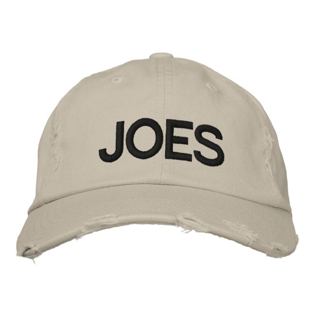 Embroidered JOES Cap (Front)