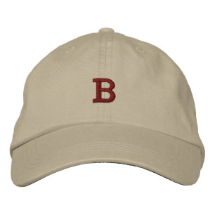 Embroidered Kids Personalised Initial Hat
