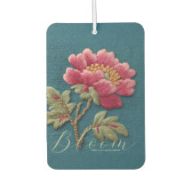 Embroidered Look Floral Bloom