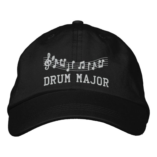 Embroidered Marching Band Drum major Hat (Front)