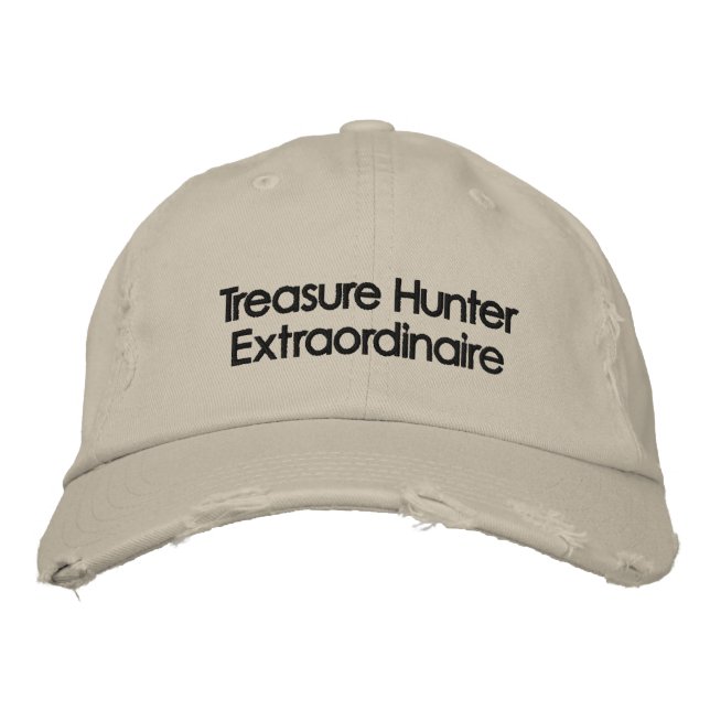 Embroidered Metal Detecting Hat (Front)