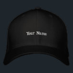 Embroidered Name Cap<br><div class="desc">Embroidered your name or something else on a cap.</div>