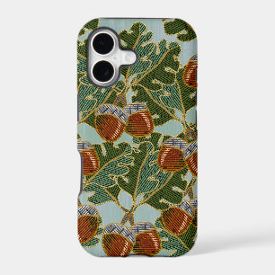 Embroidered Oak Leaves and Acorns