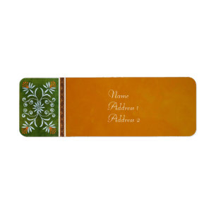 Embroidered Return Label Return Address Label