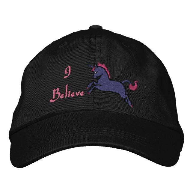 Embroidered Unicorn Hat (Front)