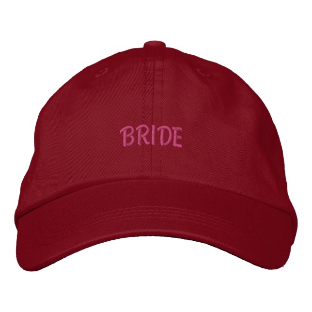 EMBROIDERED WEDDING BRIDE HAT (Front)
