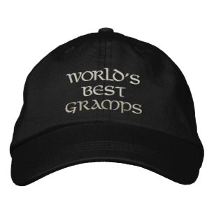 Embroidered World's Best Gramps Hat