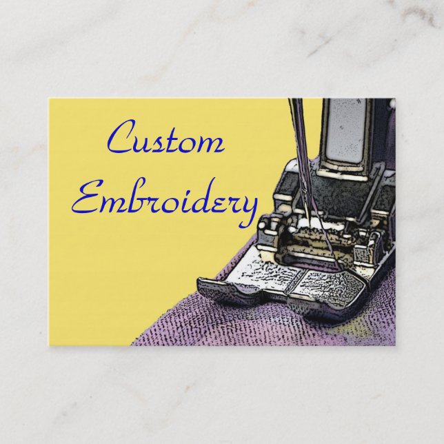 Embroidery Business Card (Front)