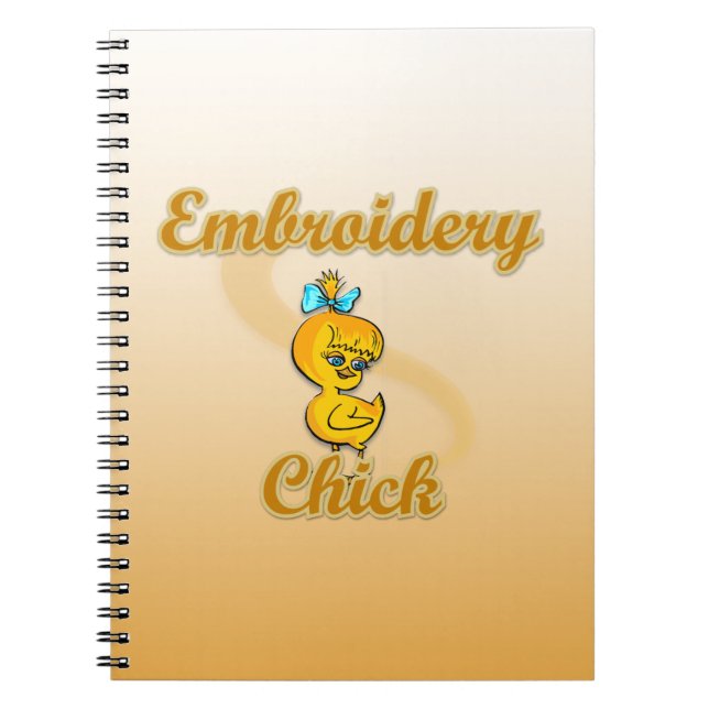 Embroidery Chick Notebook (Front)