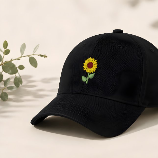 	embroidery embroidered sunflower  hat (Creator Uploaded)