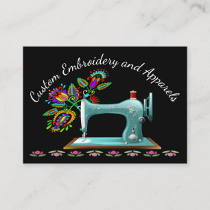 Embroidery - Fashion - Seamstress Business Card