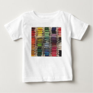 Embroidery Floss Rainbow Baby T-Shirt