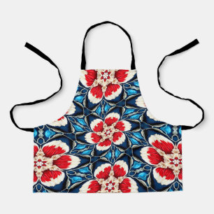 Embroidery Flower Patterns Apron
