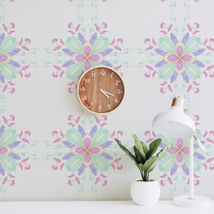 Embroidery imitation flourished pattern pattern wallpaper