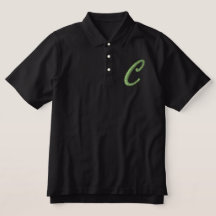 Embroidery Monogram Letter C Initial