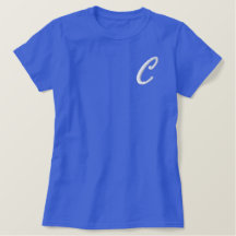 Embroidery Monogram Letter C Initial