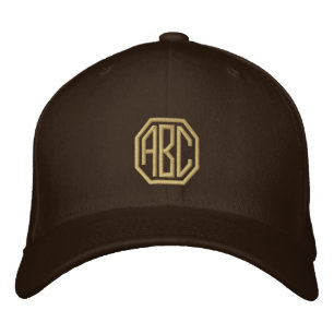 Embroidery Monogram Personalised Initials Embroidered Hat