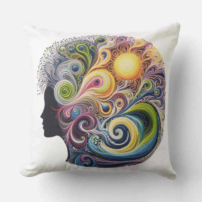 embroidery piece cushion (Front)