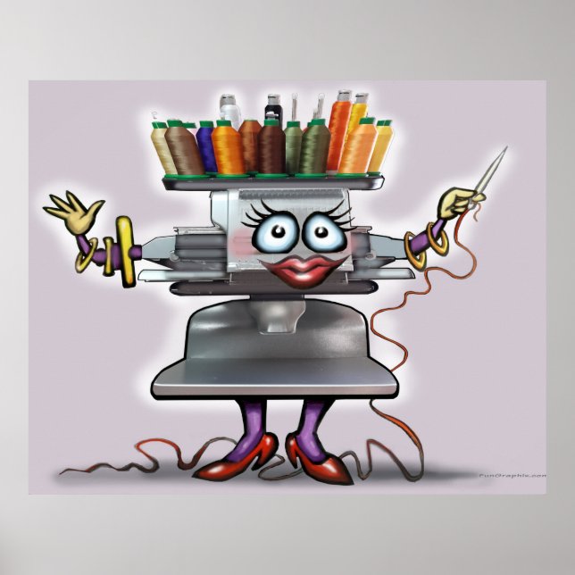 Embroidery Poster (Front)