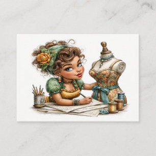 Embroidery / Sewing / Seamstress  Business Card