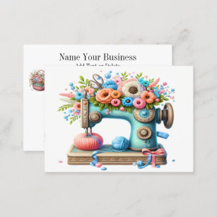 Embroidery / Sewing / Seamstress  Business Card