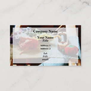 Embroidery Supplies Business Card